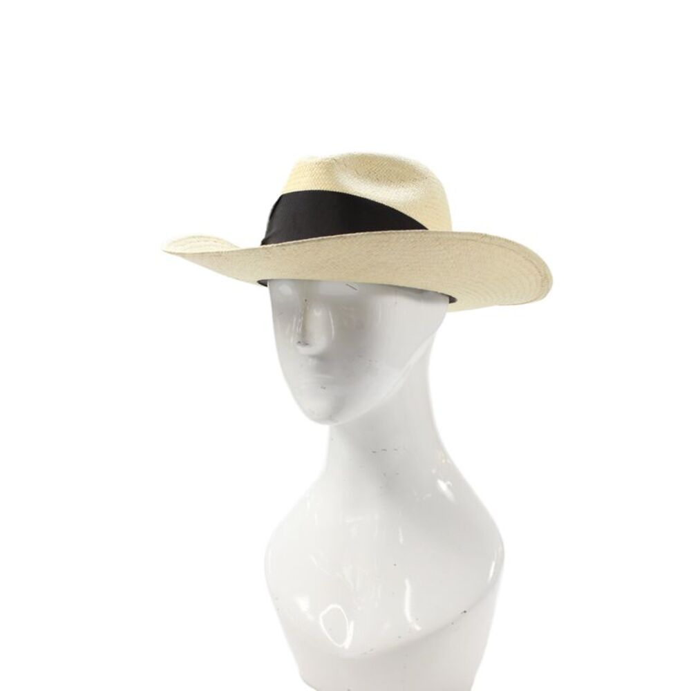 Freya Womens Straw Banded Sun Hat Beige Size S/M